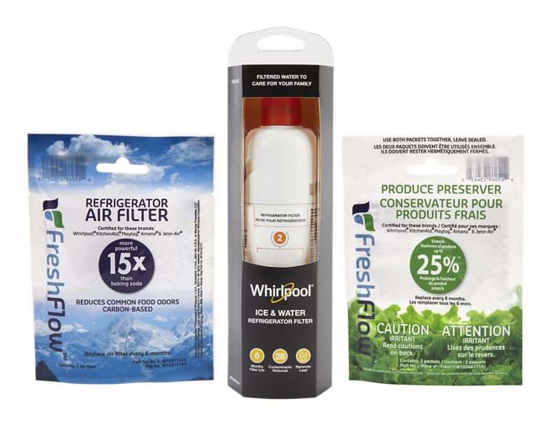 Whirlpool Refrigerator Water Filter 2 - WHR2RXD1 - Multi-Pack (WHR2RXVR6)