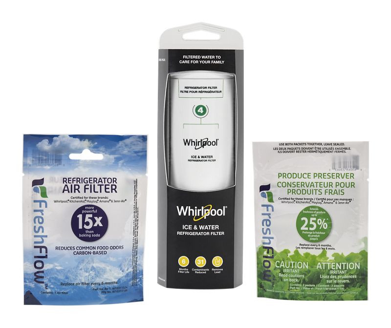 Whirlpool Refrigerator Water Filter 4 - WHR4RXD1 - Multi-Pack (WHR4RXVR6)