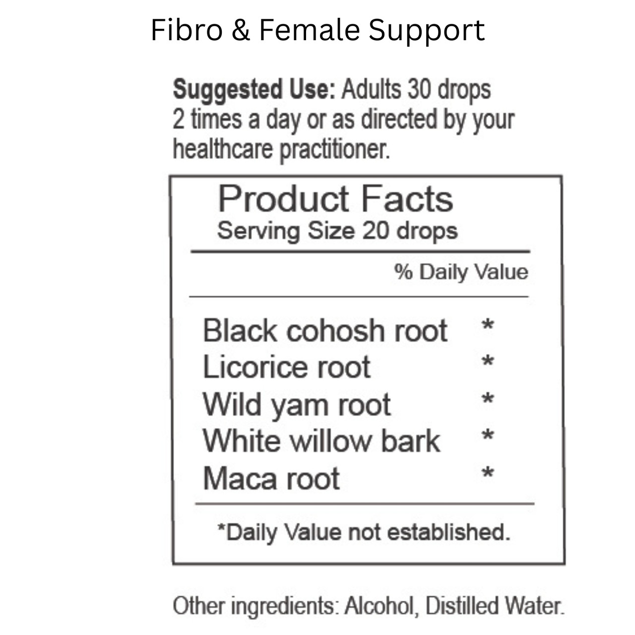 Fibro & Female Support Herbal Tincture