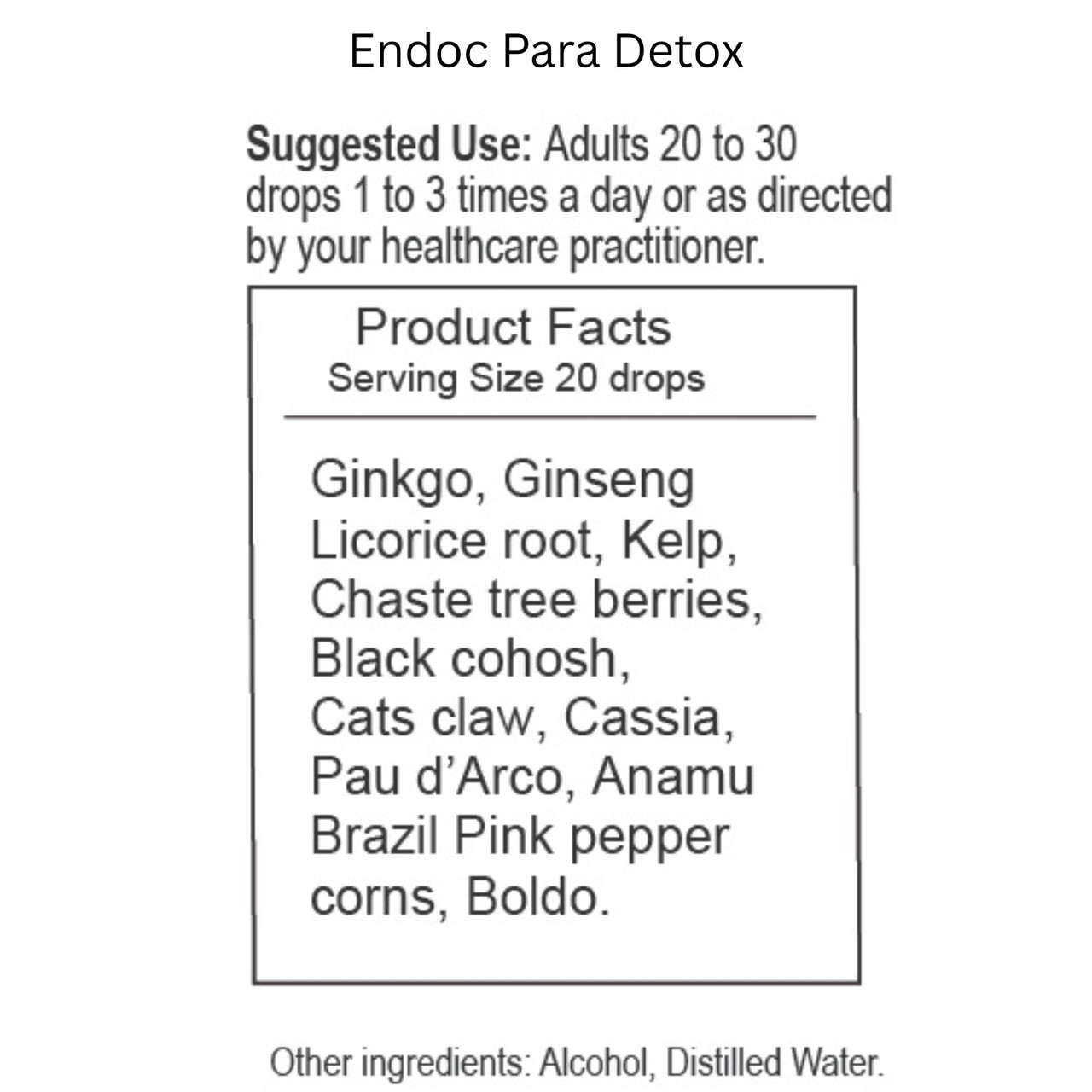 Endoc Para Detox Herbal Tincture