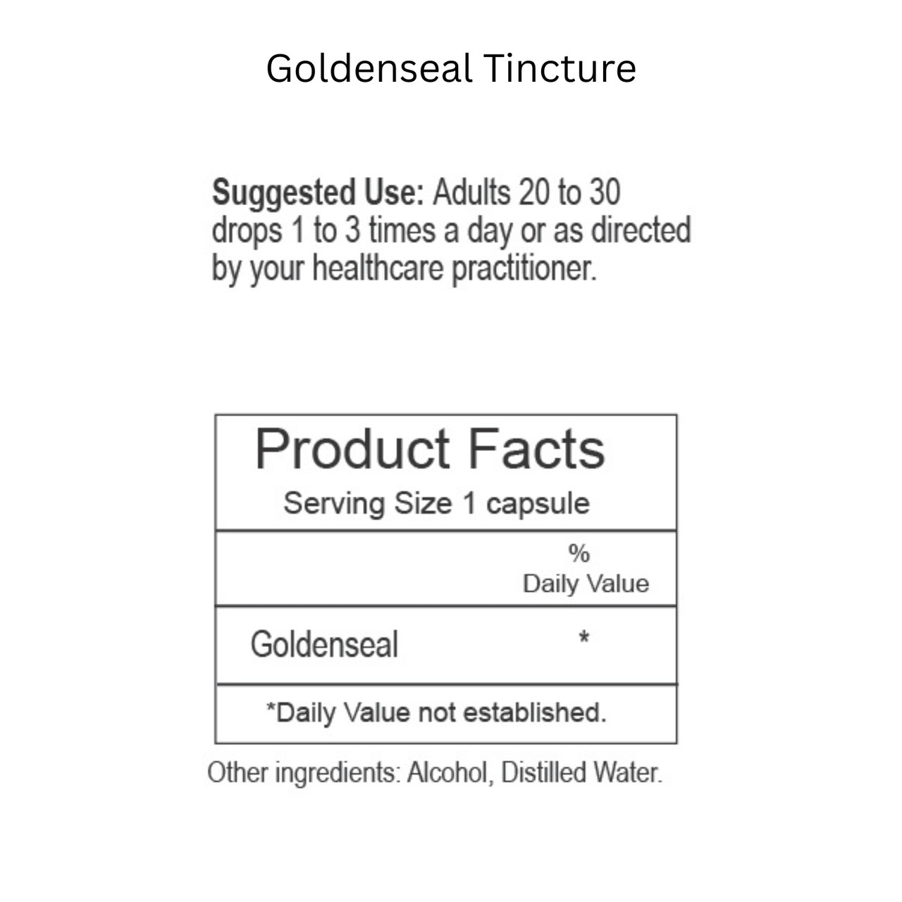 Goldenseal Herbal Remedy