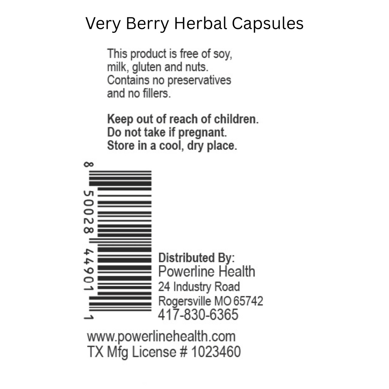 Very Berry Herbal Caps