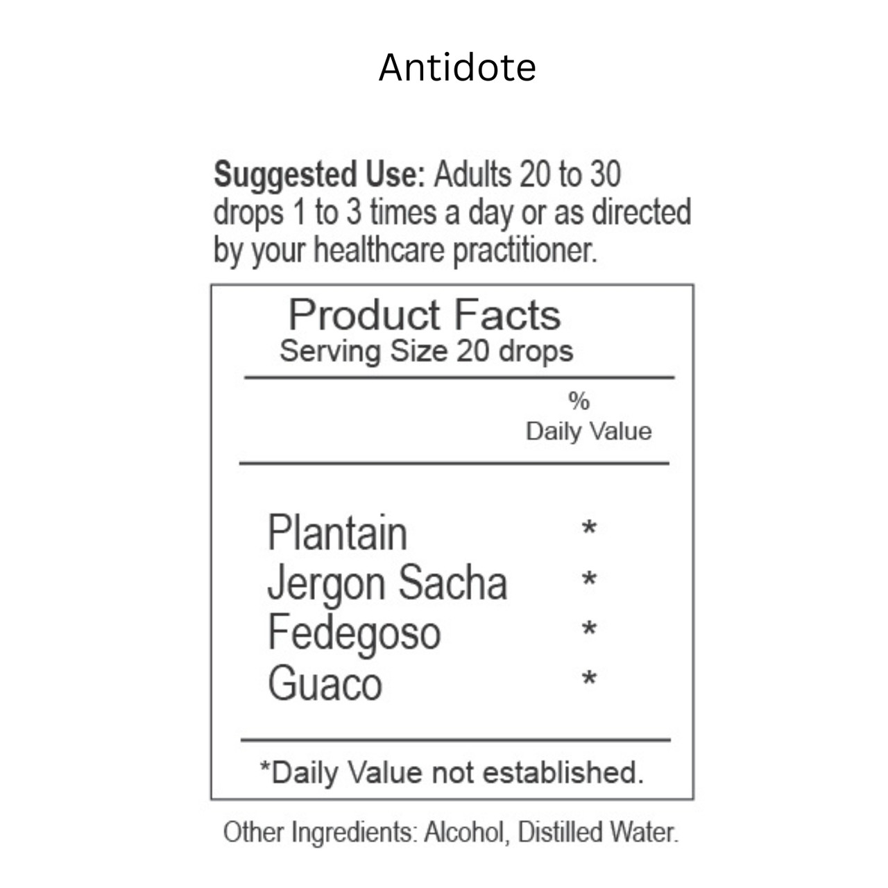 Antidote Herbal Remedy