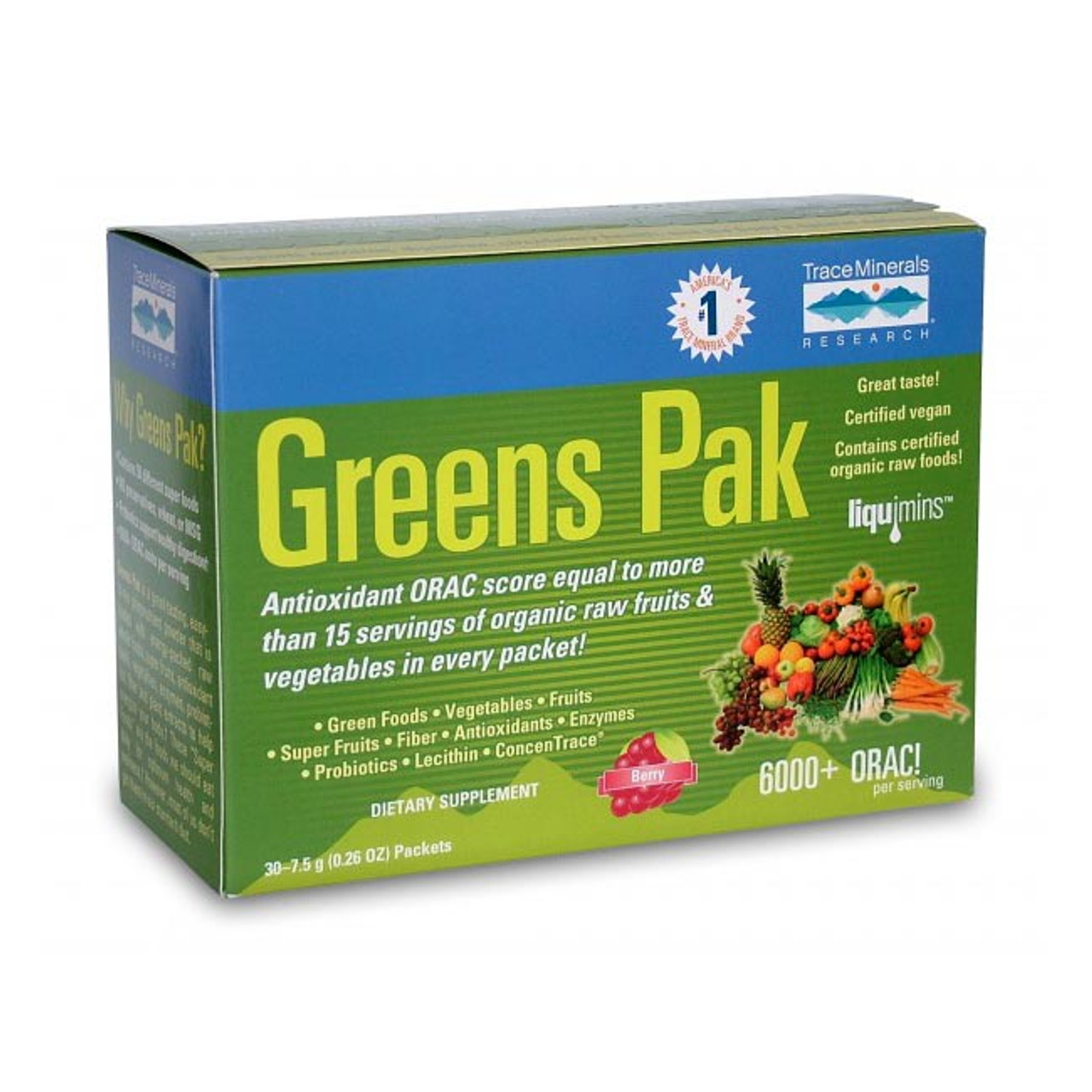 Greens Pak by Trace Mineral Naturals