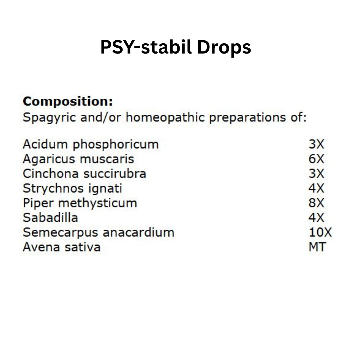 PSY-stabil homeopathic drops