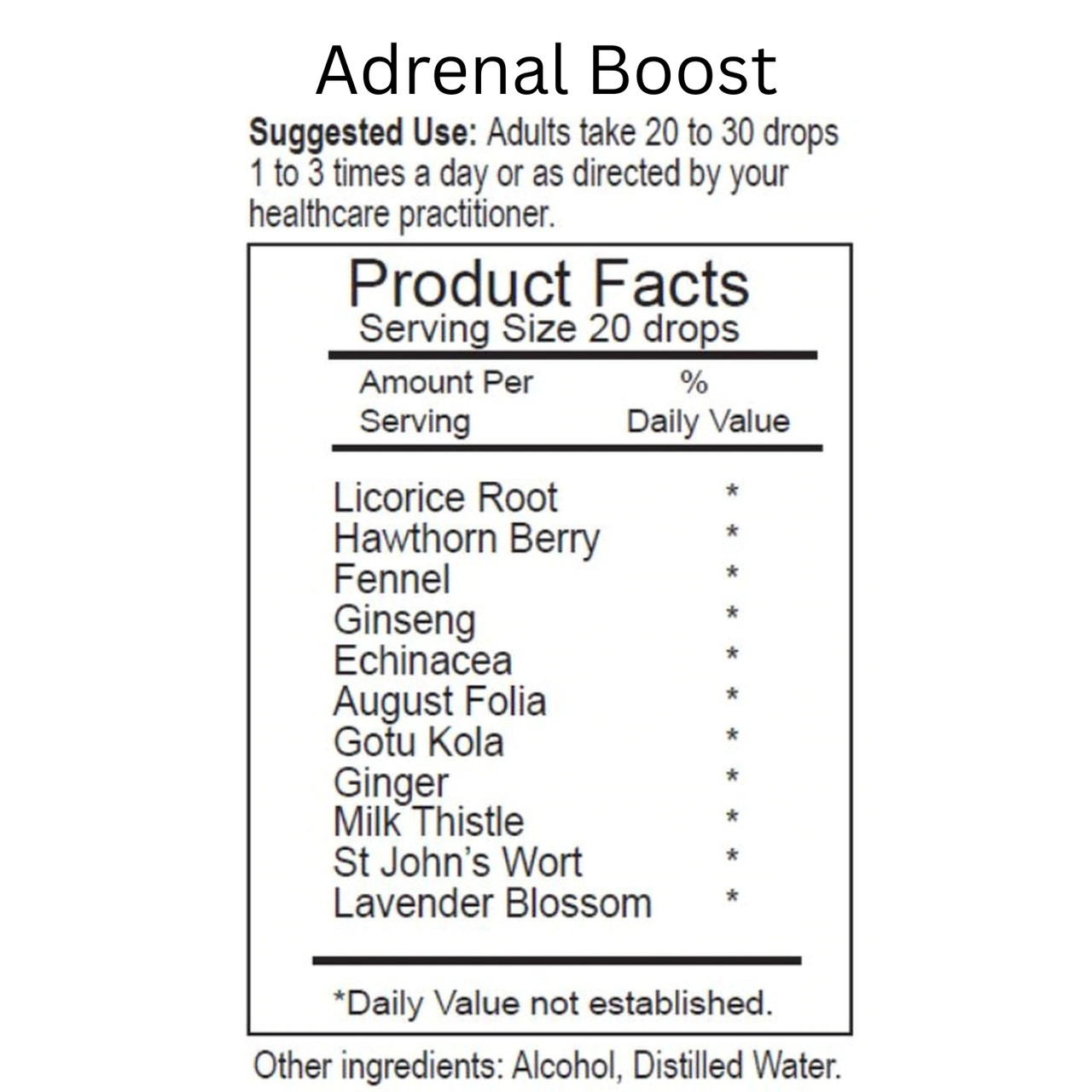 Adrenal Boost Herbal Tincture