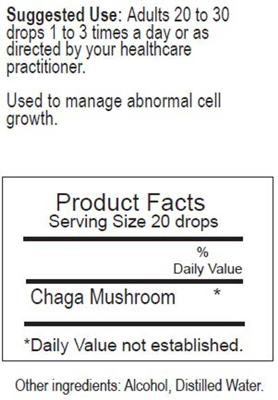 Chaga Herbal Tincture