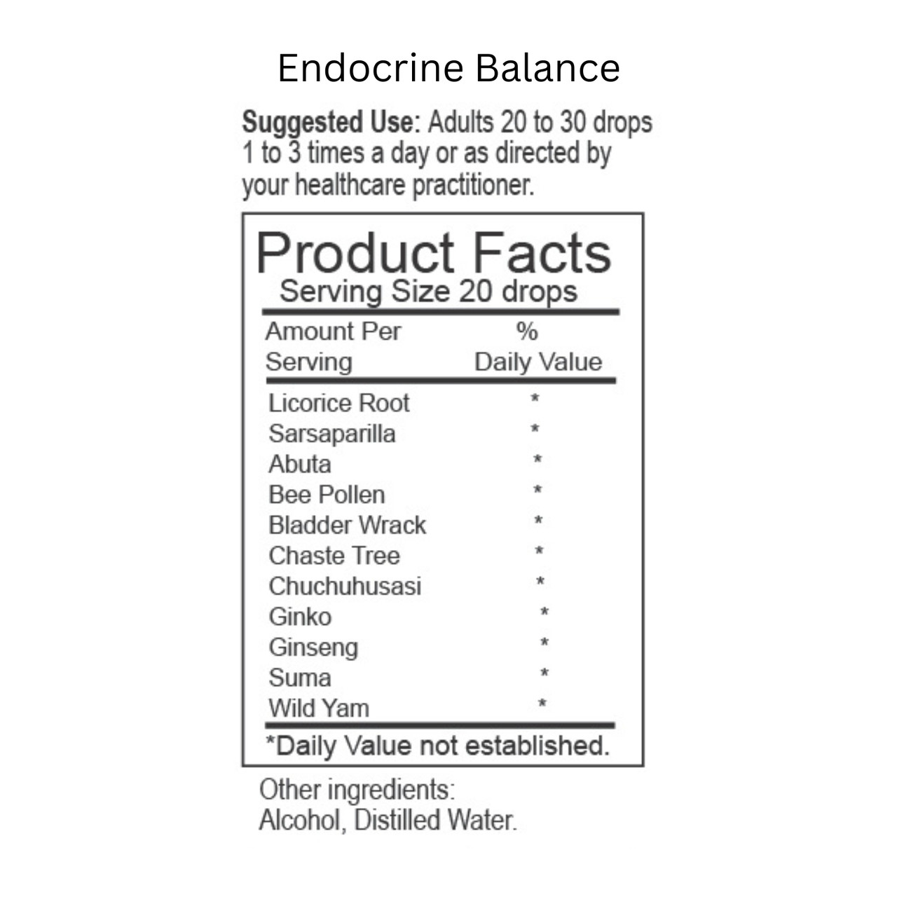 Endocrine Balance Herbal Tincture