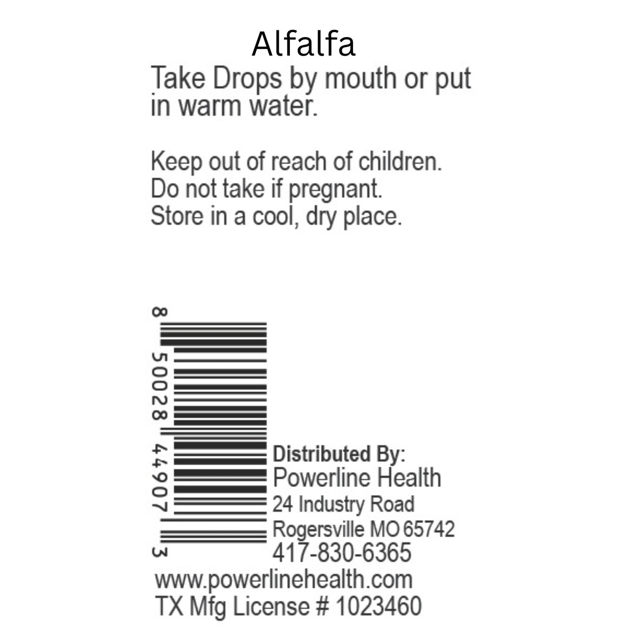 Alfalfa Herbal Tincture