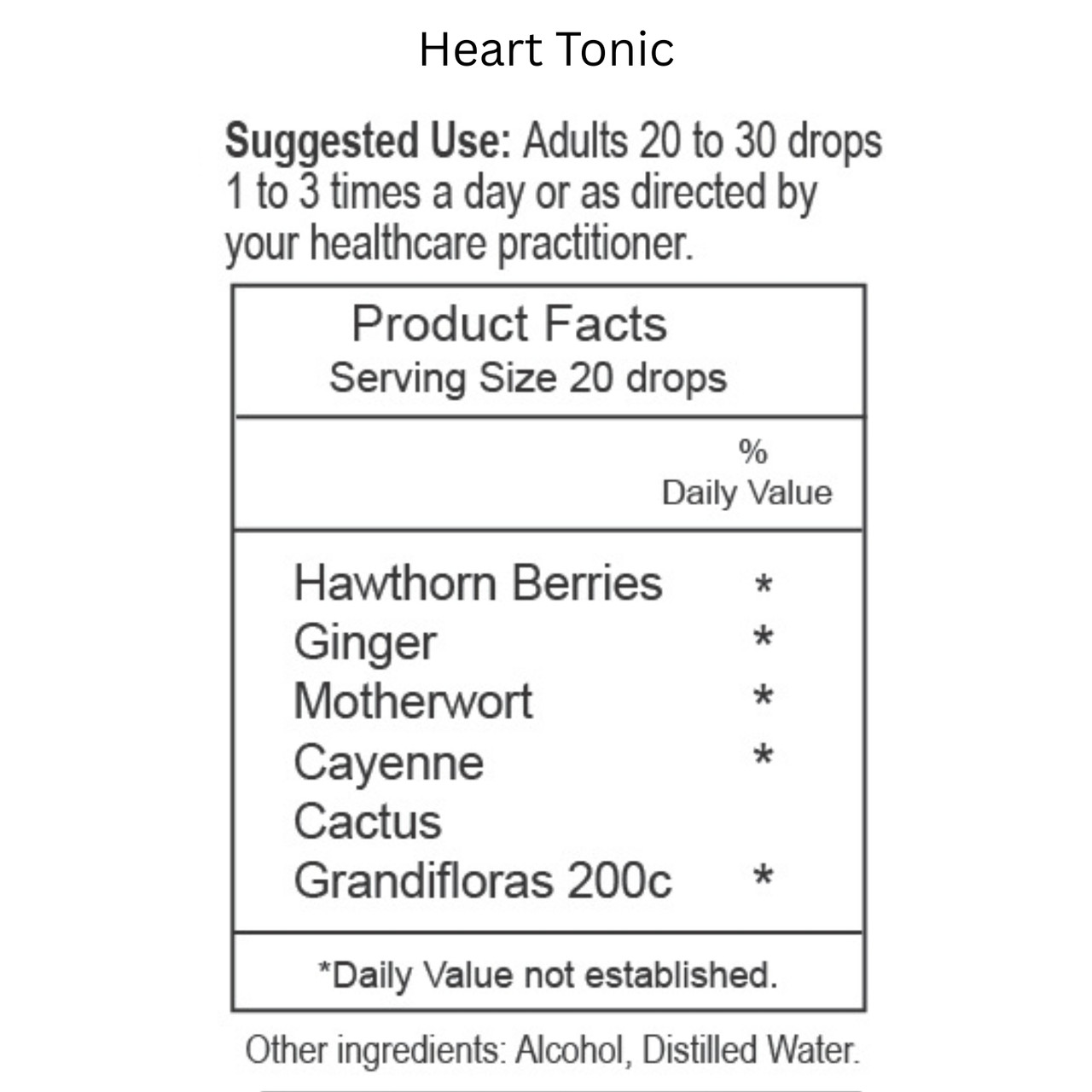 Heart Tonic Herbal Tincture
