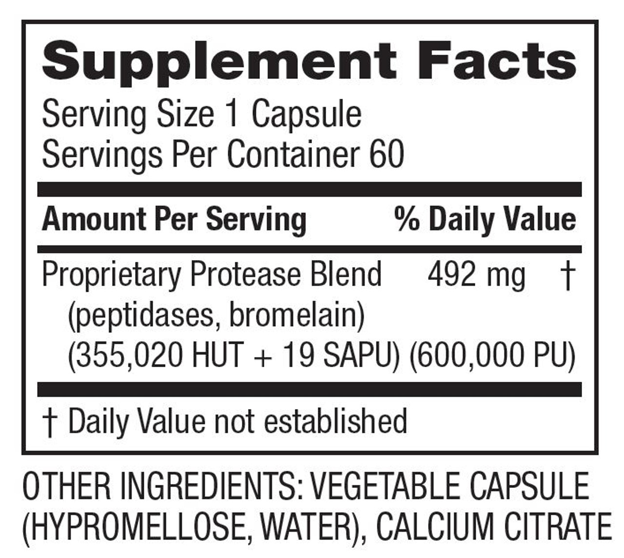 Protease Pro Enzyme Supplement