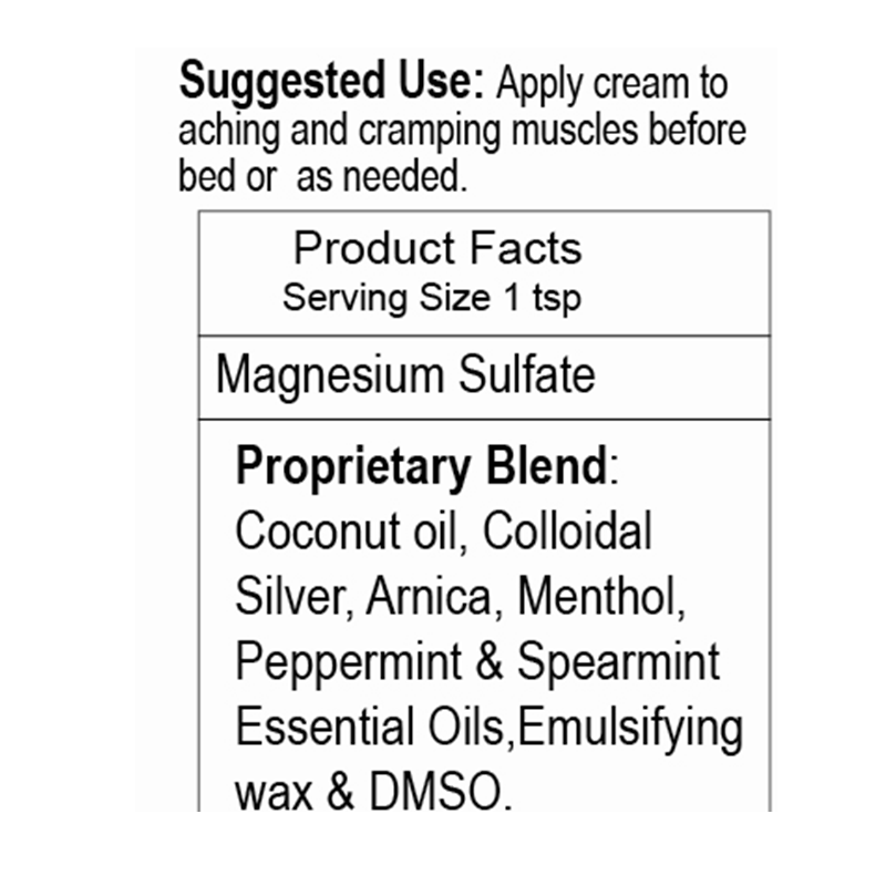 Magnesium Muscle Cream