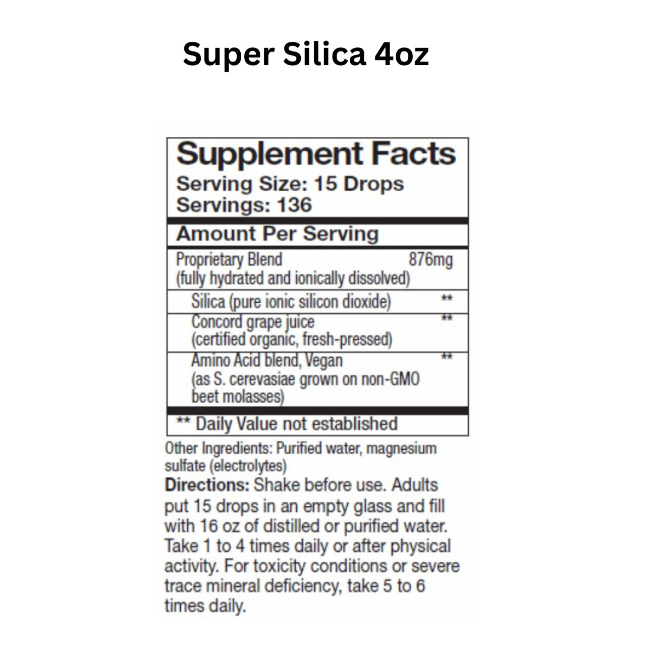 Super Silica - Pure Ionic Silica: Energized and Delivered to the Cells