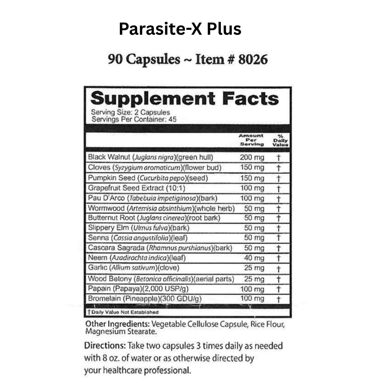 Parasite-X Plus Capsules