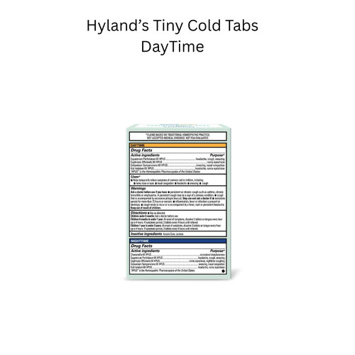 Tiny baby Cold Tablets - DayTime