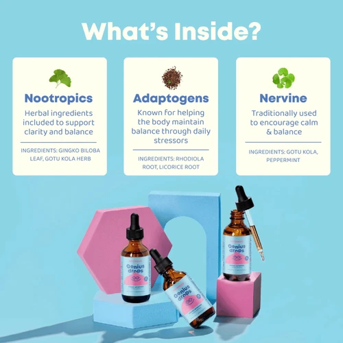 Genius Drops support kids to feel clear, calm, and confident