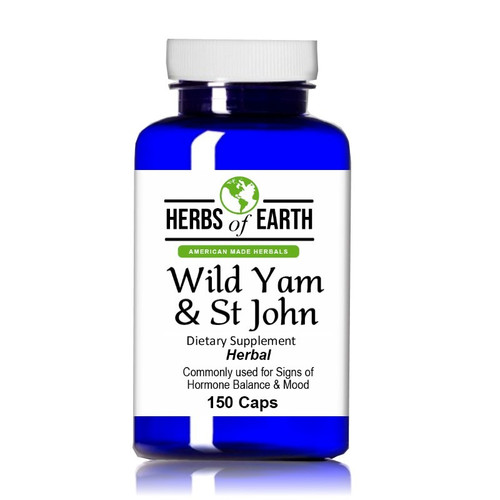 Wild Yam and St John Herbal Caps
