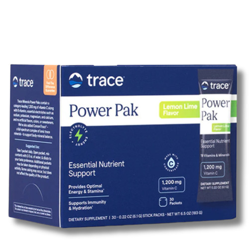 Trace Minerals Power Pak Lemon Lime Flavor