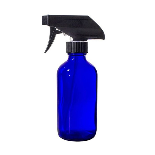 8 oz Blue Glass Bottle for use in DIY applications