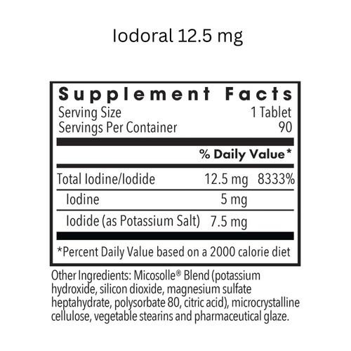Iodoral 12.5 - 90 tablets