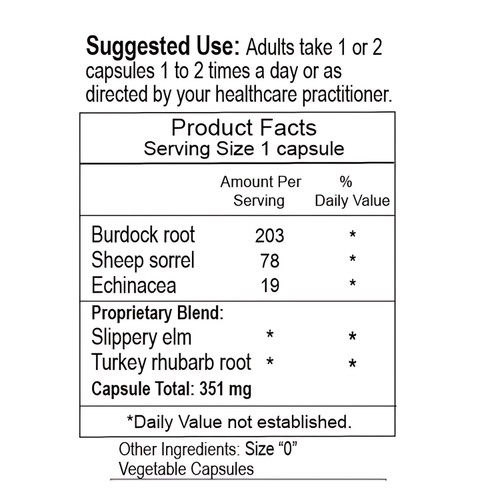 Essiac Plus Herbal Capsules