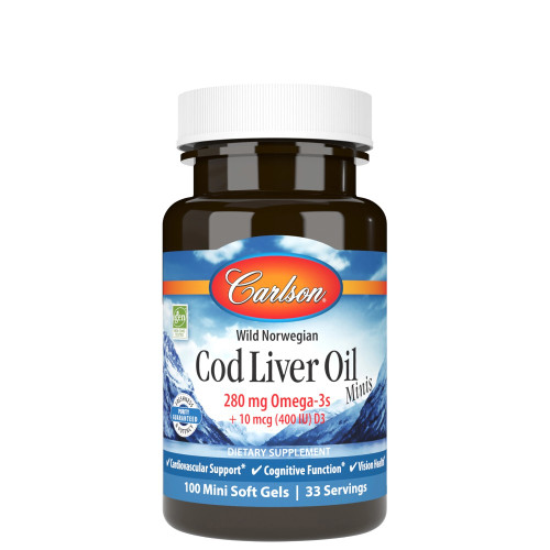 Cod Liver Oil 100 Mini Soft Gels
