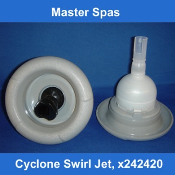 Master Spas 5" Cyclone Swirl Jet Black/ Grey - X242420