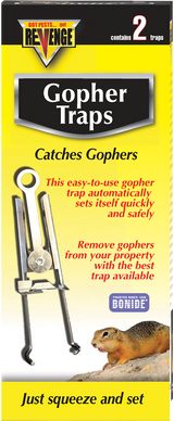 REVENGE® Gopher Traps - 2 pack