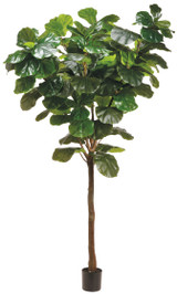 Faux Fiddle Leaf Tree Giant in Pot Green - 9 foot