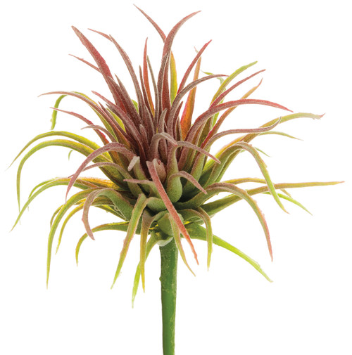 Faux Tillandsia Pick Green/Red - 6 inch