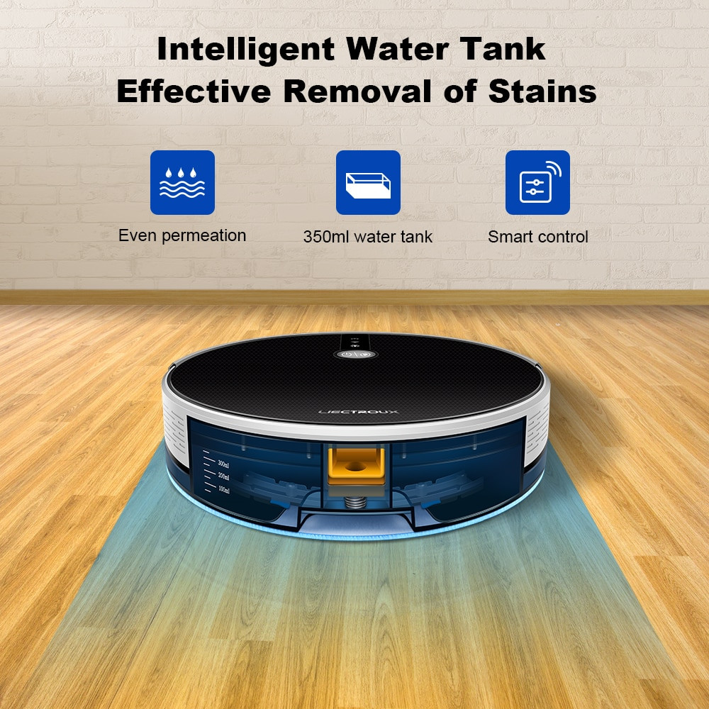 The Smartest LIECTROUX Robot Vacuum Cleaner C30B, 6000Pa Suction, Map