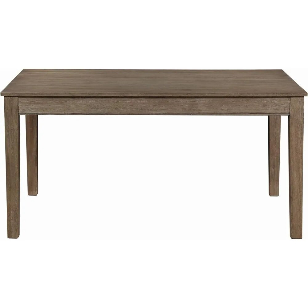 60" X 36" Dining Table Brown Home Furniture Portable Foldable Table