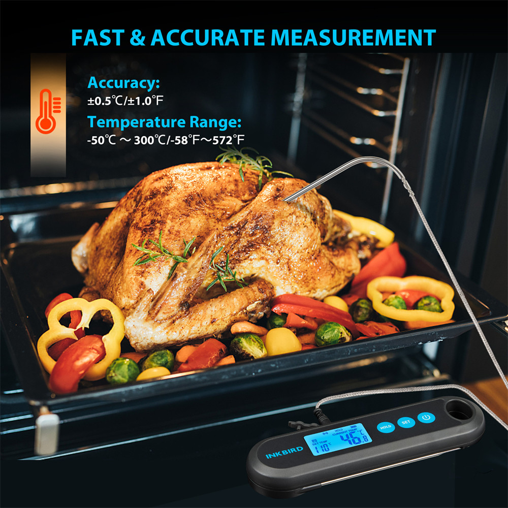 INKBIRD Digital Meat Thermometer With 2 External Probes