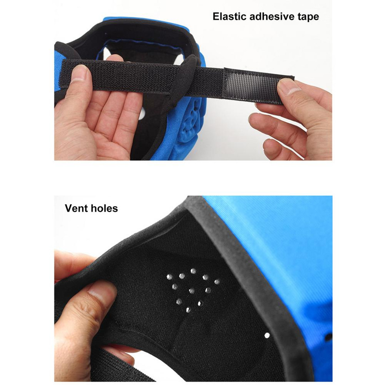 Kids Soft Padded Rugby Soft Helmet Shock Absorption Adjustable Headgear