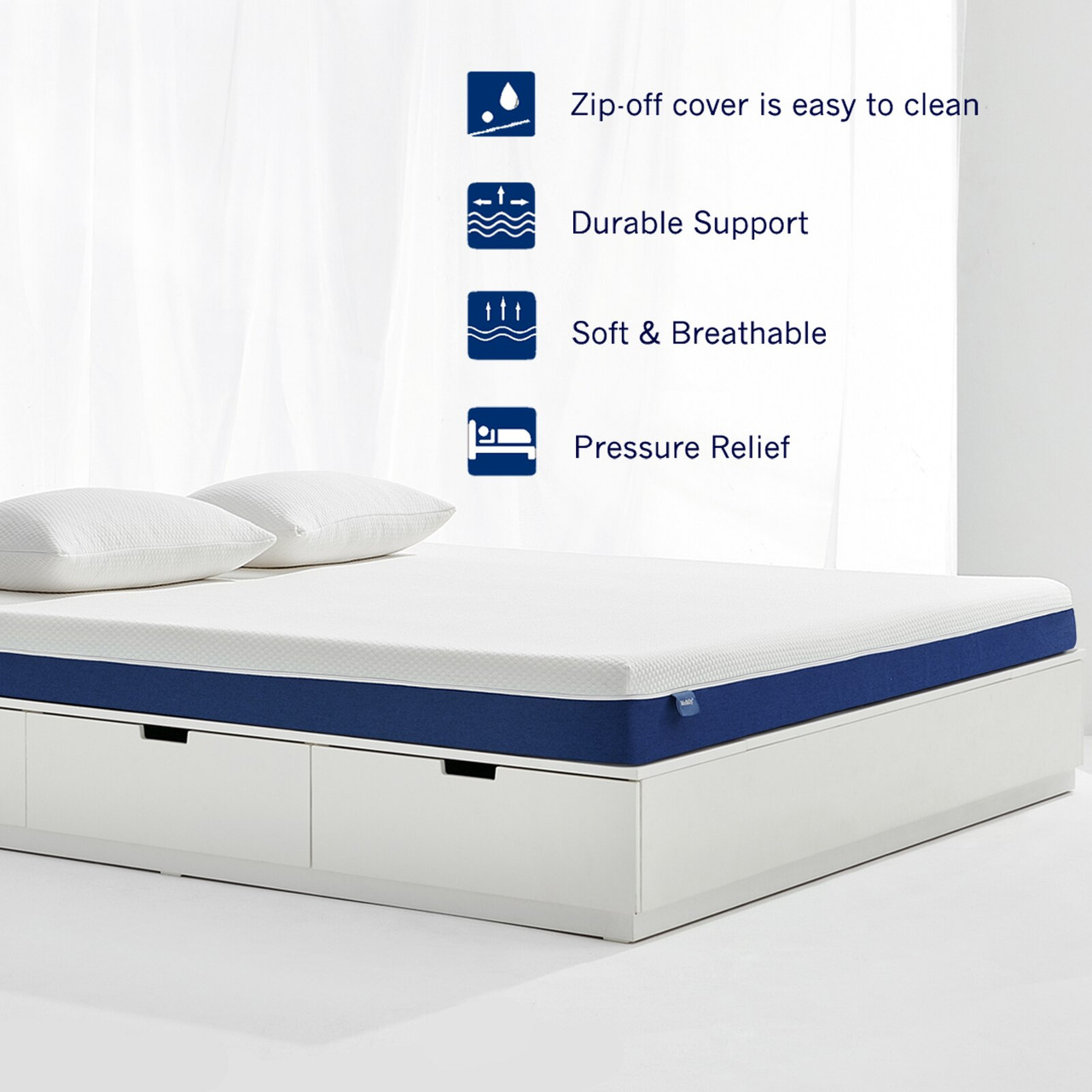 10 Inch Hybrid Mattress - Thumbnail 4