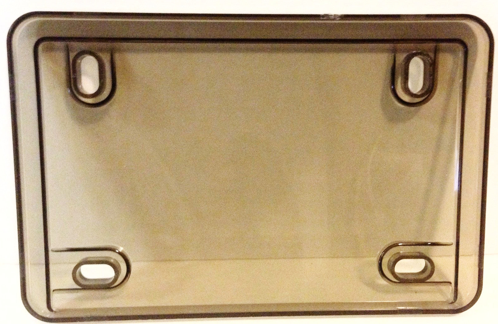 Motorcycle Clear & Smoked License Plate Covers Phantom Tag Protector