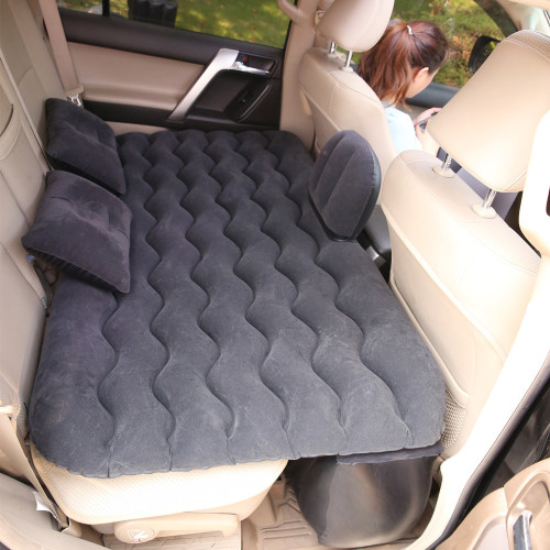 Car Air Inflatable Back Seat Travel Bed Mattress Air Bed Sofa Pillow 