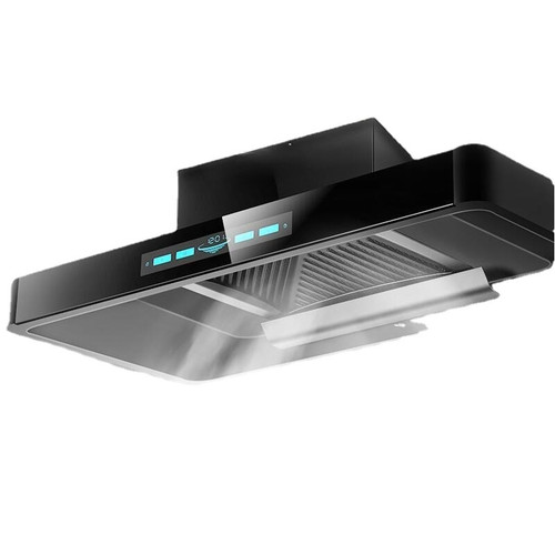 European-Style Kitchen Range Hood Large Suction T-Type Suction and Removal Household Rural Rental Room Top Suction Automatic