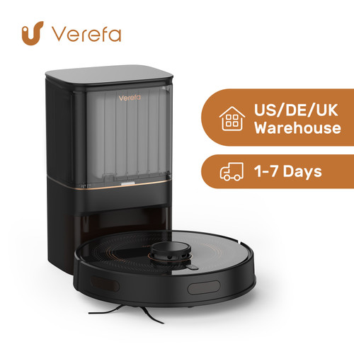 Verefa L11 Pro Self-Emptying Robot Vacuum 2700Pa, 70 Days, Multi-Room Cleaning F Pet Hair