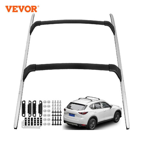 VEVOR Roof Racks Fit for Mazda CX5 2017-2020 With Side Rails 165LBS Load Capacity
