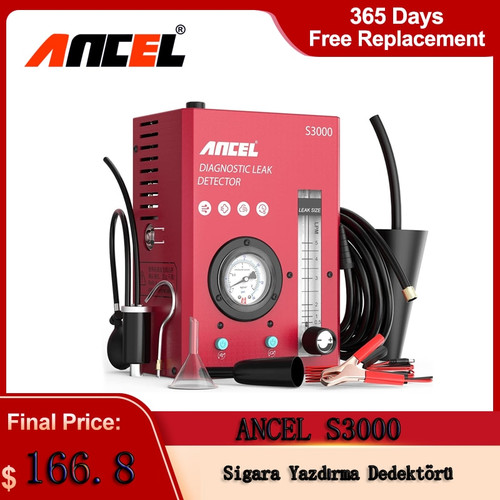 ANCEL S3000 Car Smoke Leak Detector EVAP Smoke Machine Diagnostic Tool Car 