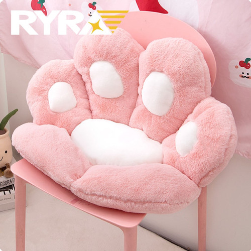 Cat Paw Cushion Lazy Sofa Office Chair Cushion BearPaw Warm Floor Cute Seat Pad Girls Gift Home Chair Decorative Sofa Cushions