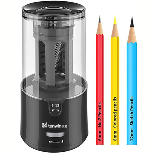 Automatic Electric Pencil Sharpener Large Heavy Duty For Colored Pencils Mechanical USB For Children Artists Stationery