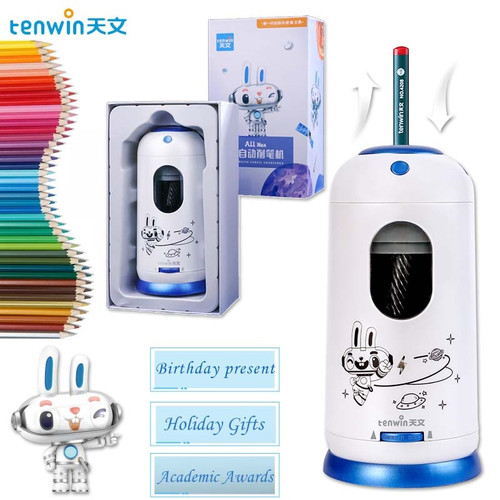 Tenwin New automatic electric pencil sharpener Large capacity pencil sharpener for 7-11.5mm pencil School