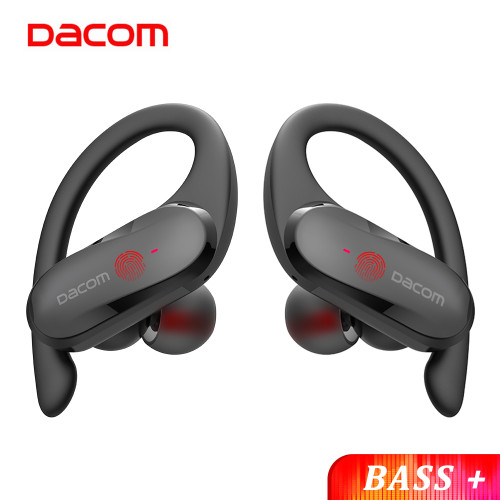 DACOM ATHLETE TWS Bluetooth Earbuds Bass True Wireless Stereo Earphones Sports Headphones Ear Hook for Android iOS Waterproof