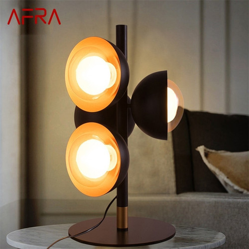 AFRA Modern LED Table Lamp For Bedroom Reading Design Desk Light Home LED Eye Protection For Bedroom Office Study