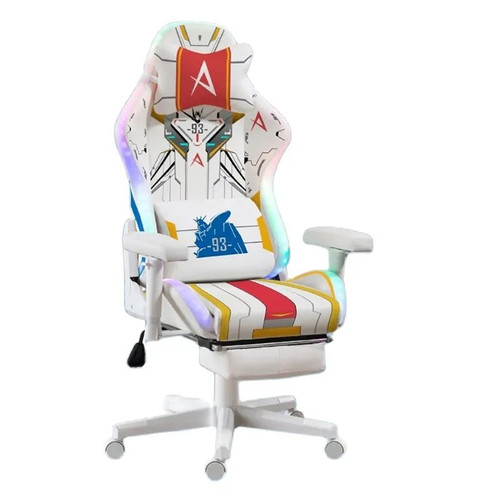 2023 New Gaming Chair Cool LED Lighting Office Home Computer Cadeira Lift Reclining Racing Supervisor Boss Компьютерное Kресло