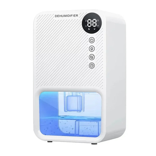 1100Ml Dehumidifier Mini Desktop Moisture Absorbent Dry Bedroom Mini dehumidifier With 7 Color Lights 