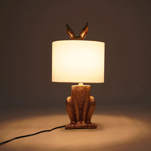 Nordic Modern Resin Rabbit Table Lamps Retro Industrial Desk Lights for Living Room Bedroom Bedside Study 