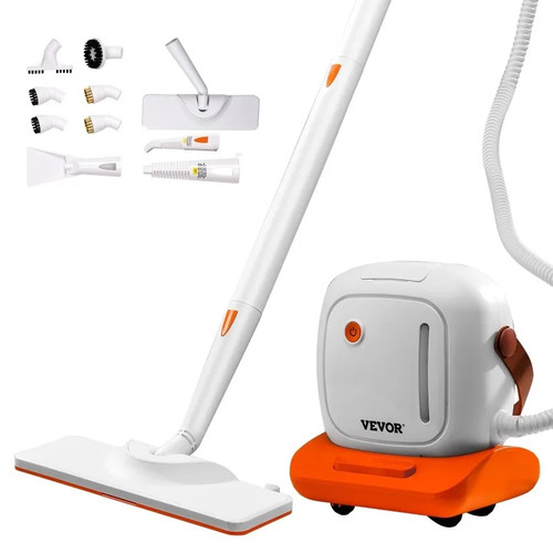Steam Cleaner 1500W 45oz Multipurpose Steam Mop with 20 pcs Accessories Portable Steamer with 1.33L Water Tank